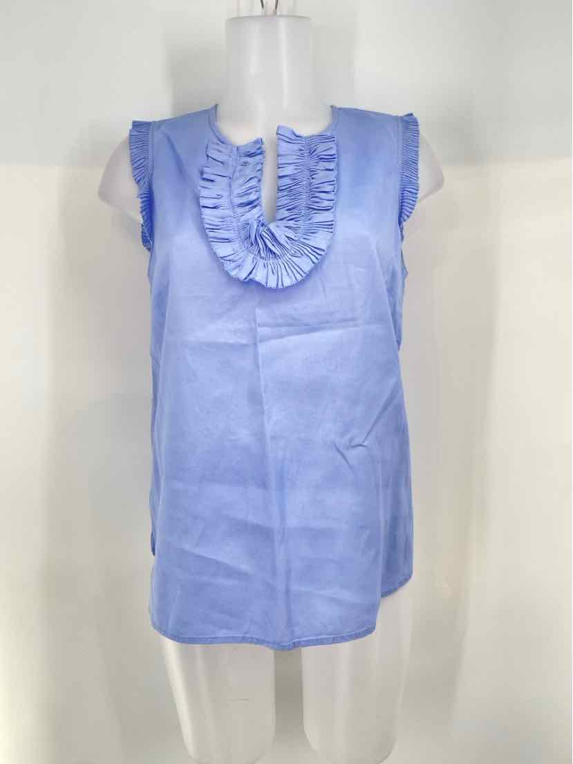 Size 6 J Crew Blue Shirt