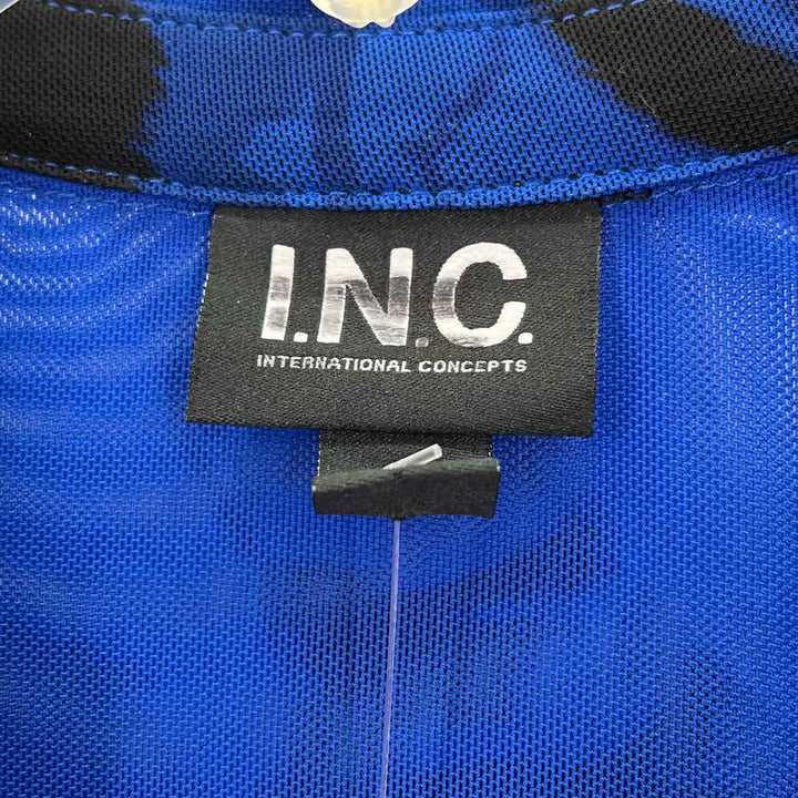 Size L INC Blue Print Shirt