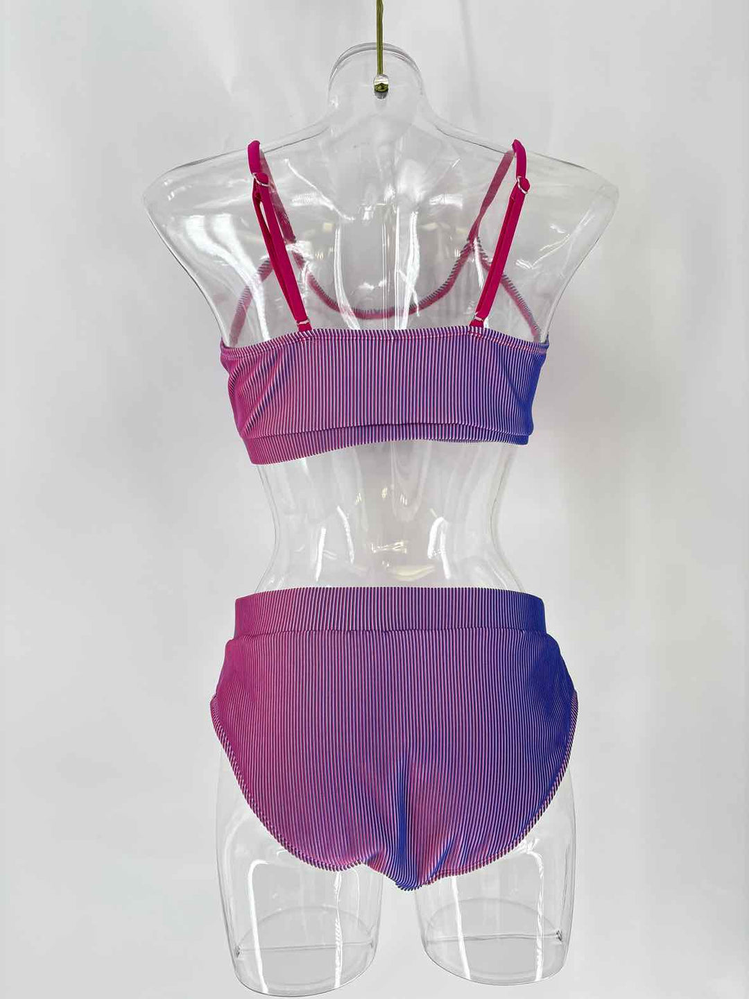 Size L Purple Print Swimsuit