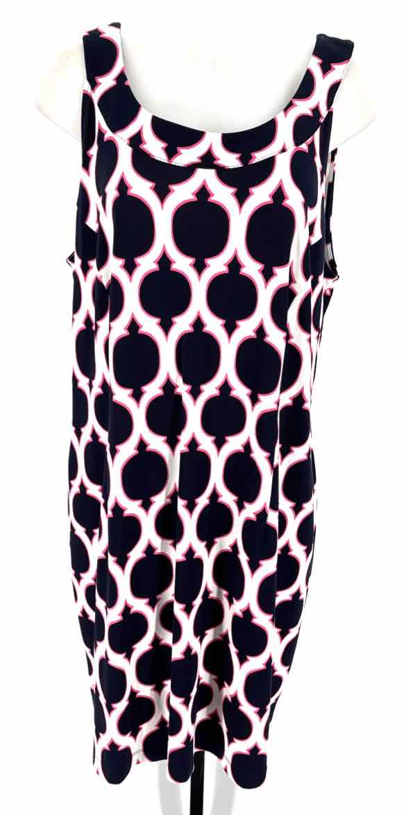 Size 20 CROWN & IVY Multi-Color Dress