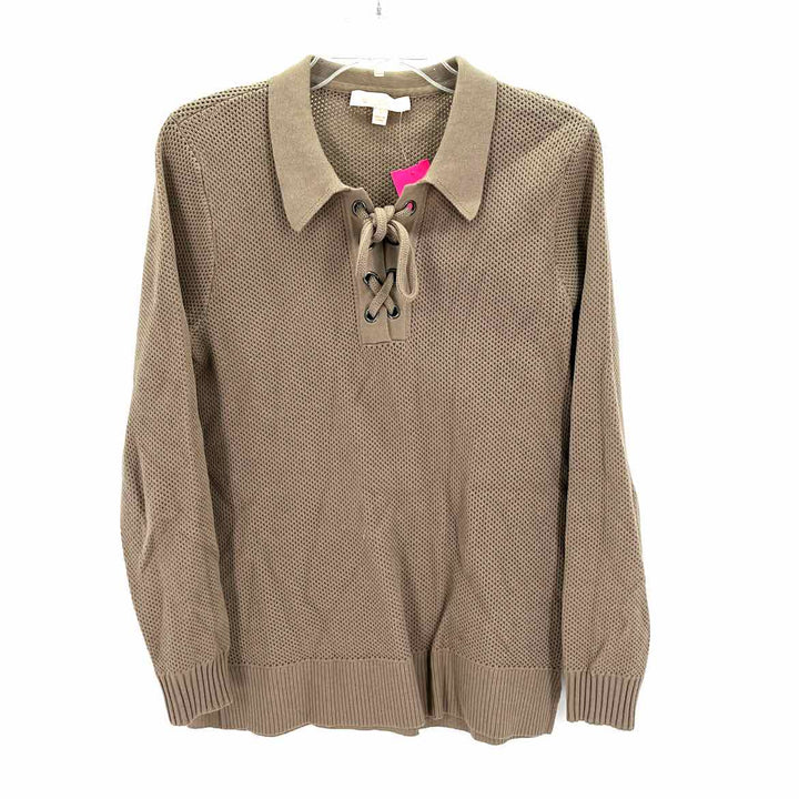 Size S ETCETERA Tan Knit Sweater