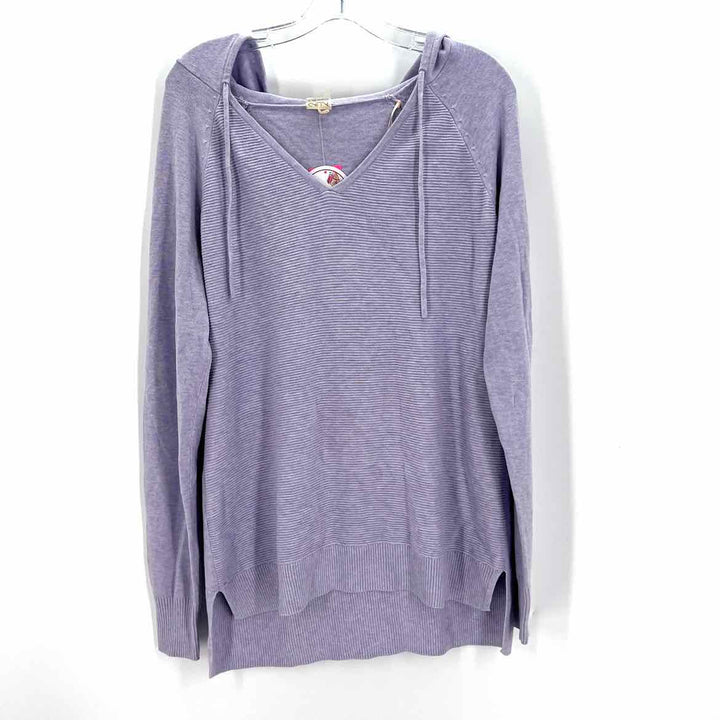 Size XL CALIA Lavender Knit Sweater