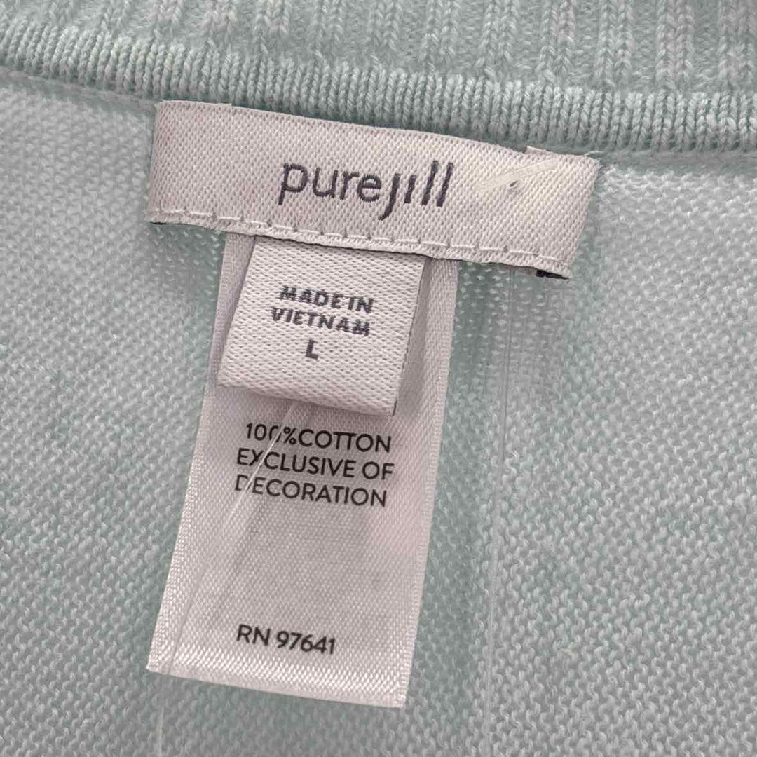 Size L J JILL Green Sweater