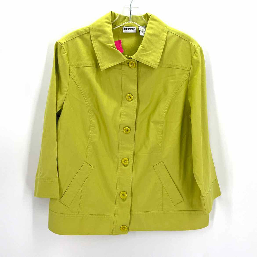 Size L Chico's Green Jacket