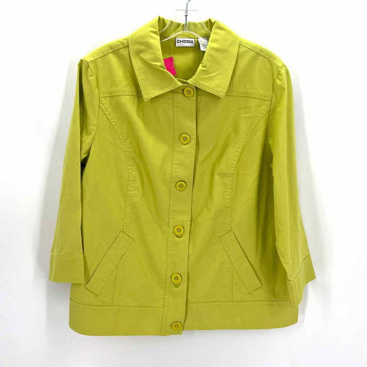 Size L Chico's Green Jacket