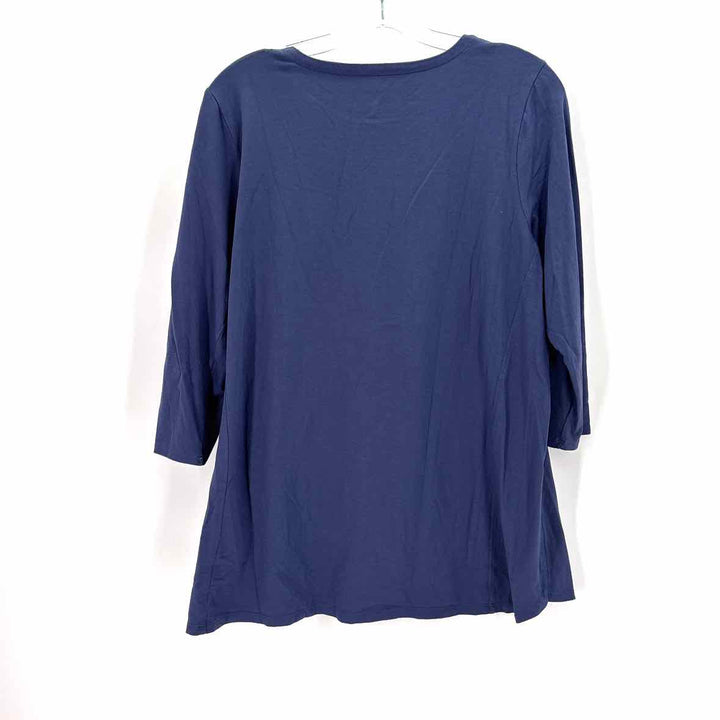 Size M J JILL Blue Shirt