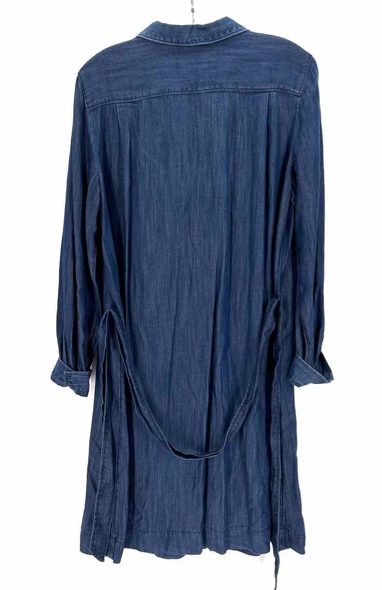 Size M LOFT Blue Chambray Dress
