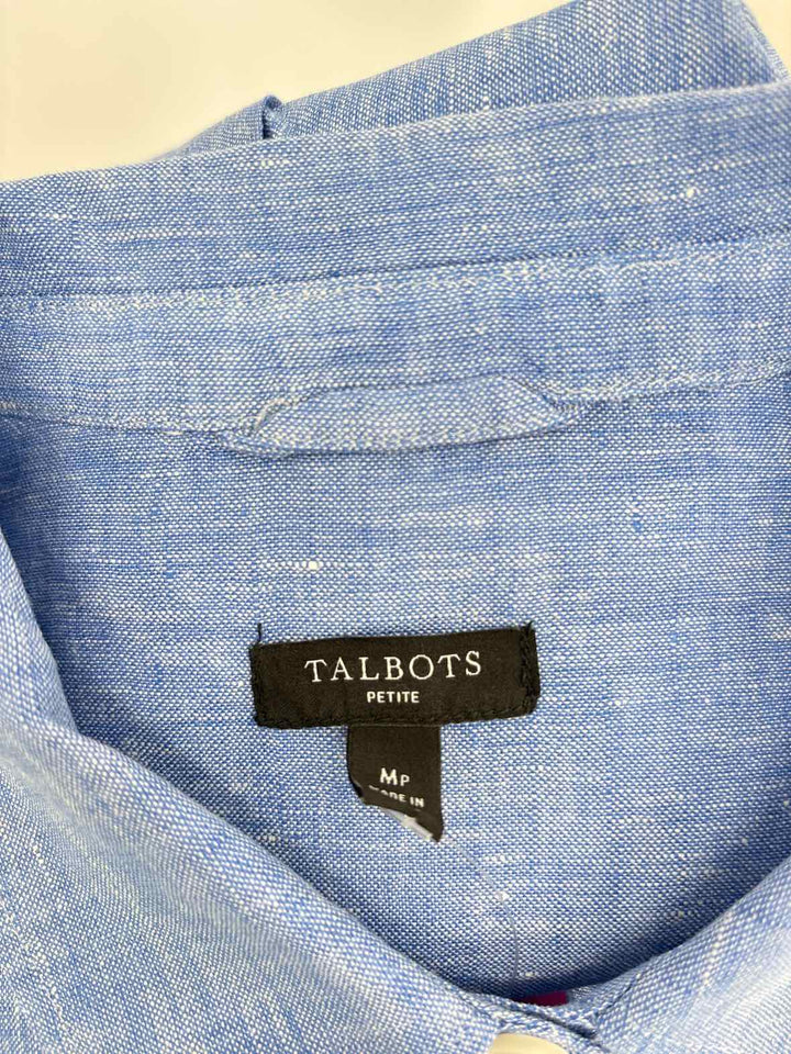Size M Talbots Blue Shirt