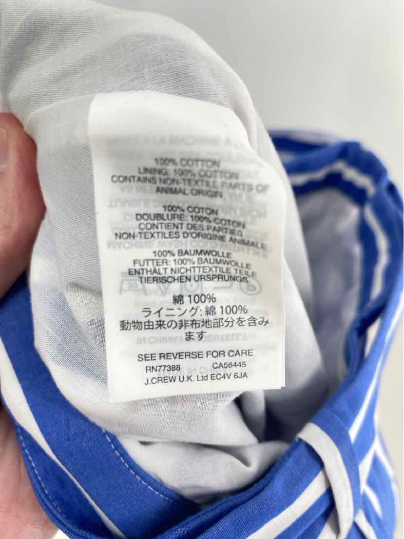Size 00 J Crew Blue Skirt