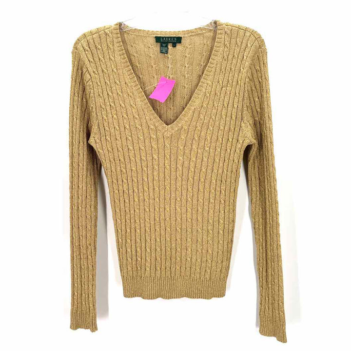 Size L RALPH LAUREN Gold Sweater