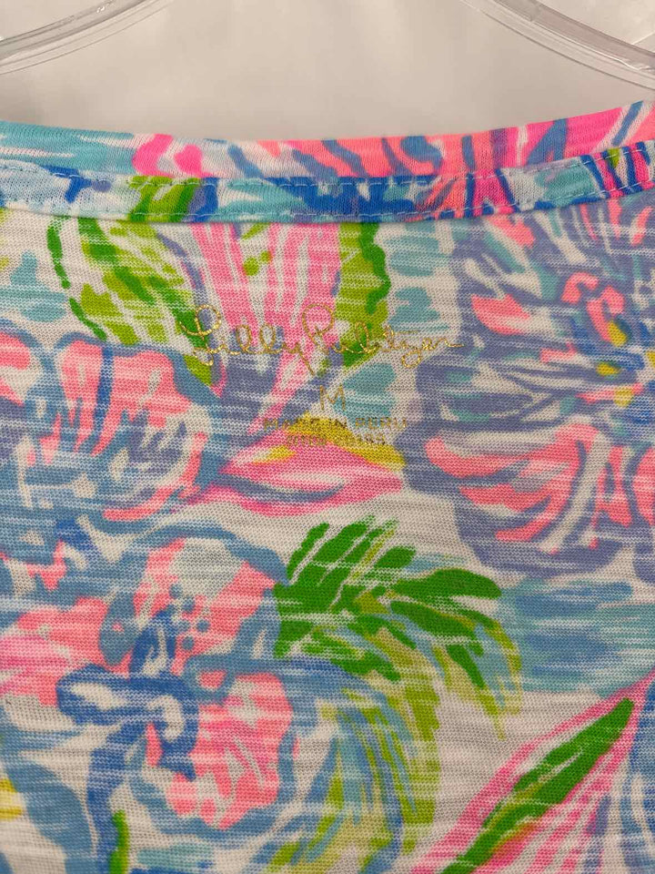 Size M Lilly Pulitzer Lime Green Shirt
