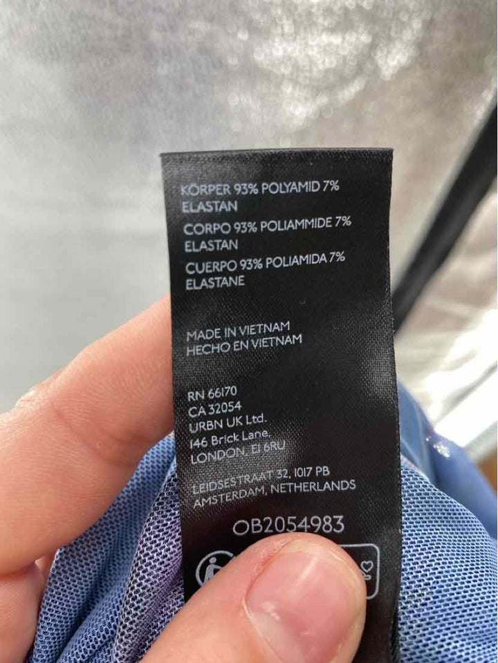 Size S MAEVE Blue Print Shirt