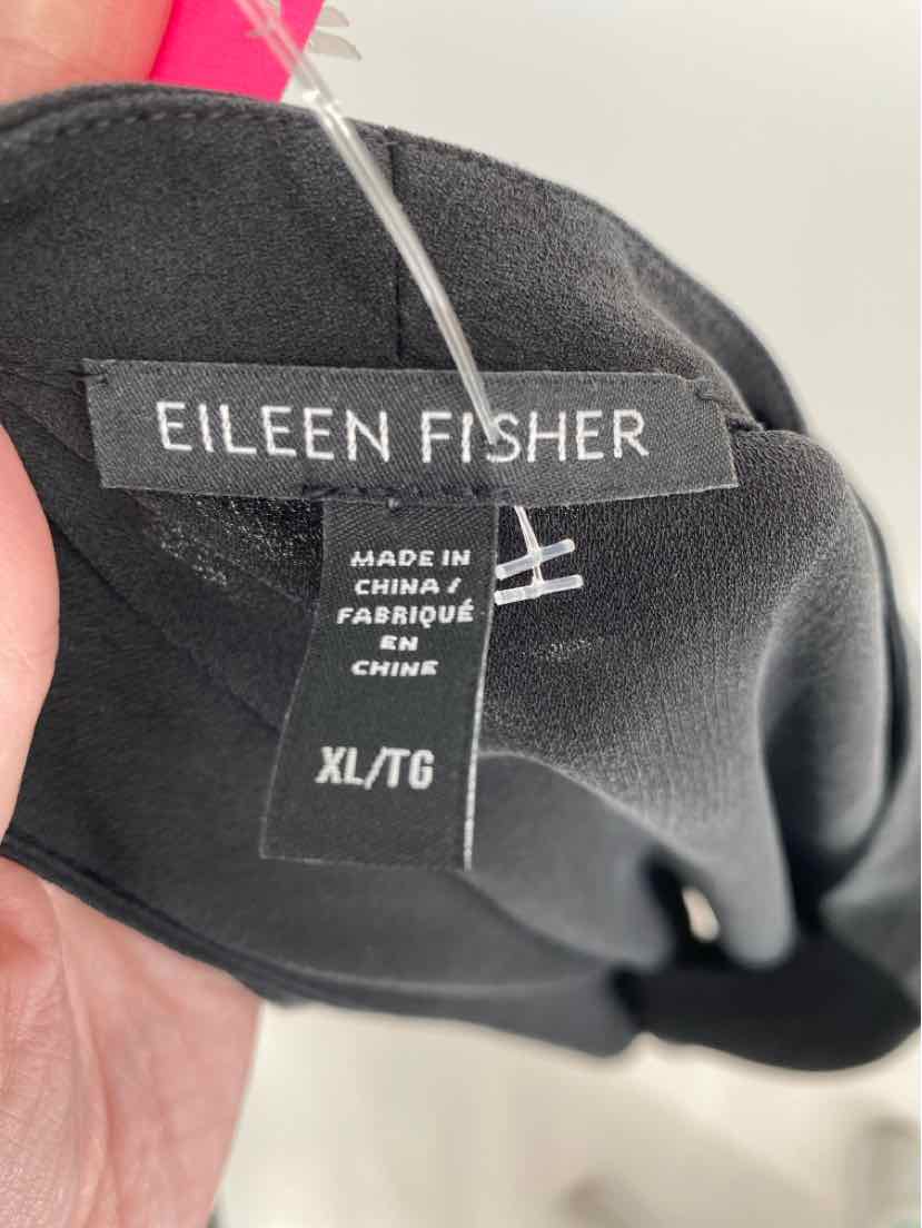 Size XL Eileen Fisher Black Shirt