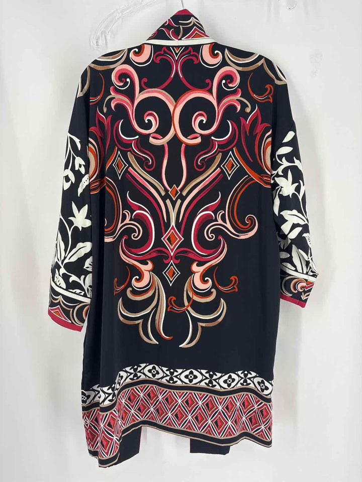 Size S/M Chico's PINK PRINT Shirt