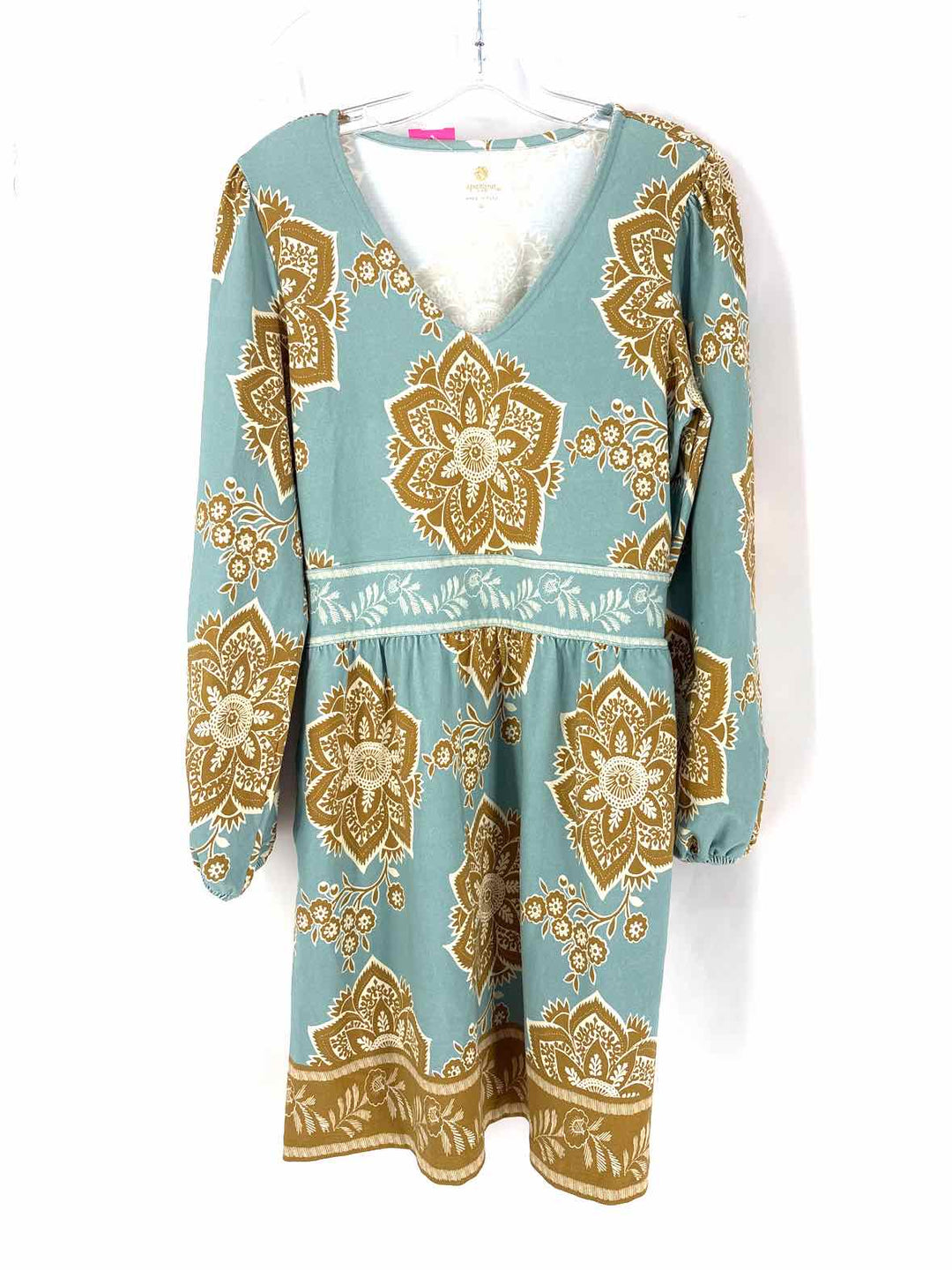 Size M SPARTINA Teal Dress