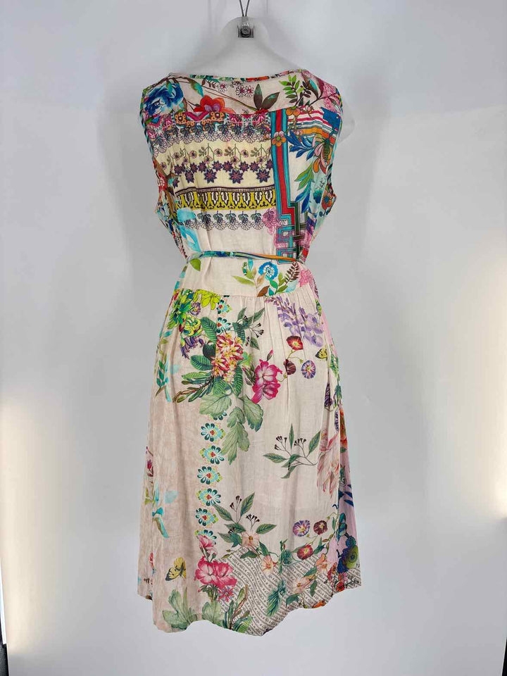 Size L Johnny Was Multi-Color Dress