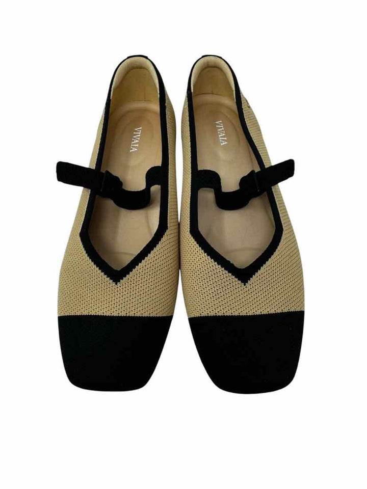 Shoe Size 40 VIVAIA Tan Flats