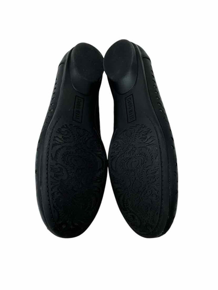 Shoe Size 7.5 Black Leather Flats