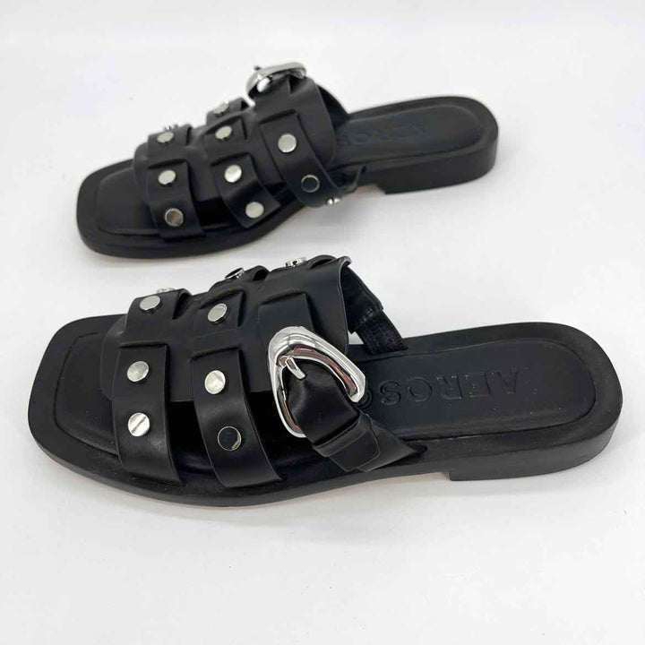 Shoe Size 6 AEROSOLES Black Sandals