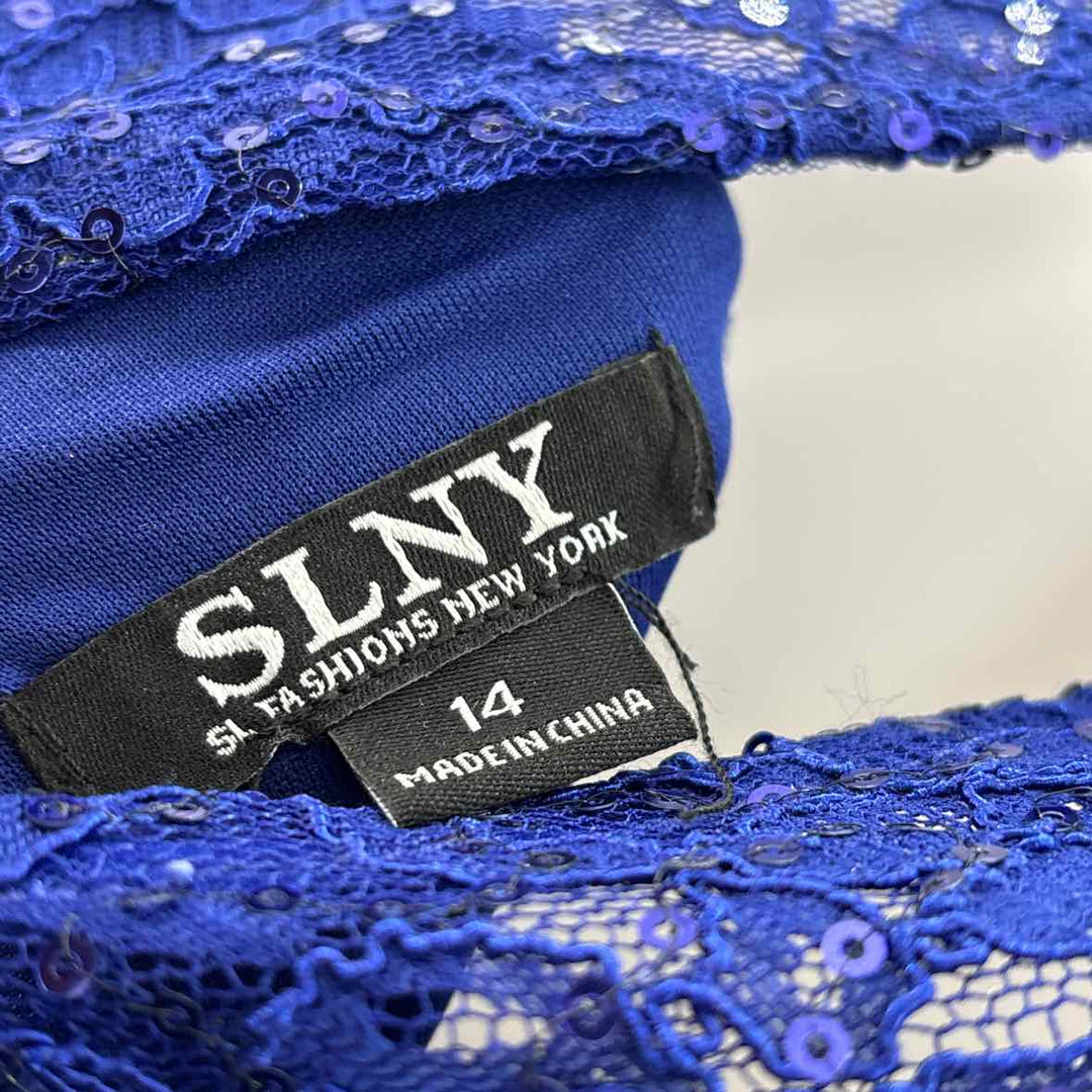Size 14 SLNY Blue Dress