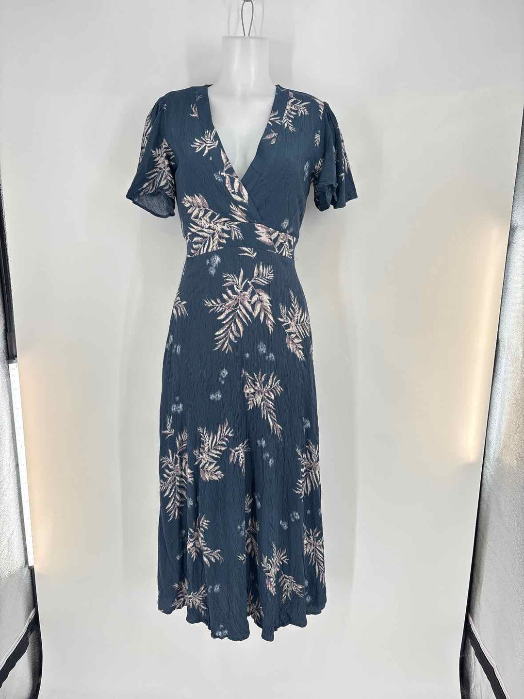 Size S Blue Print Dress