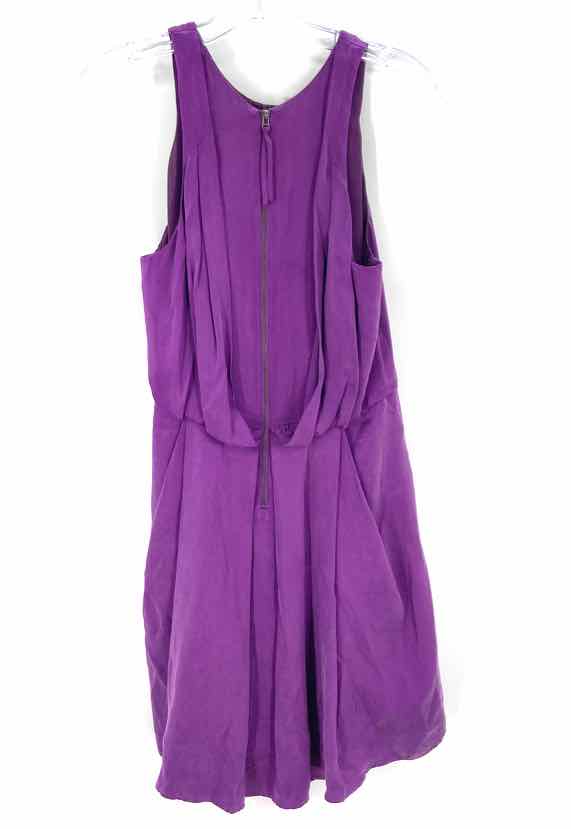 Size 4 REBECCA TAYLOR Purple Dress