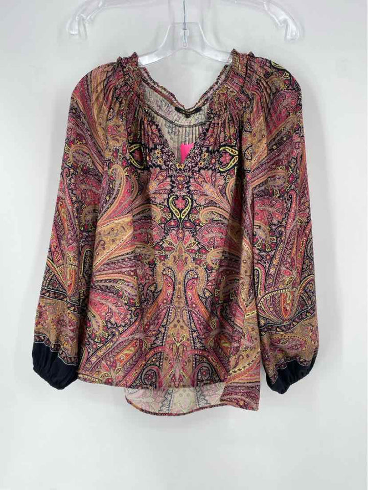 Size S KOBI HALPERIN Purple Print Shirt