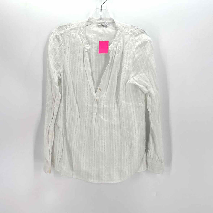 Size 6 VINCE White Shirt