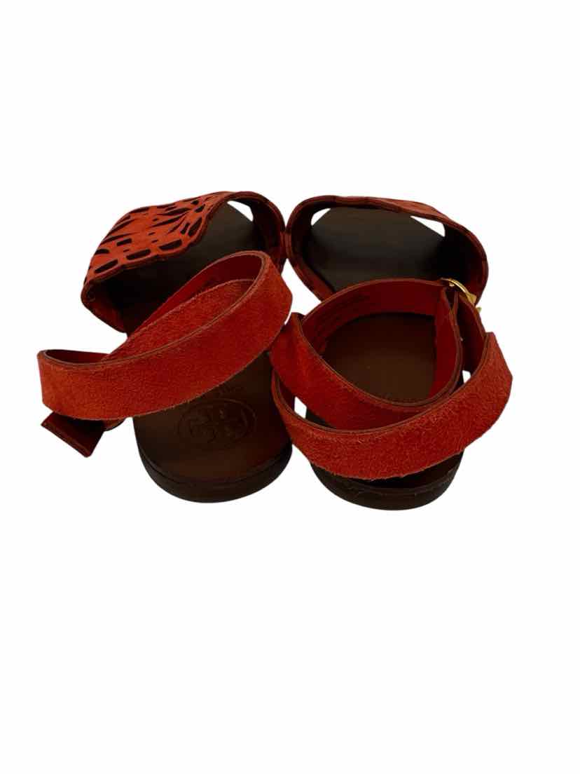Shoe Size 7.5 Tory Burch Orange Sandals