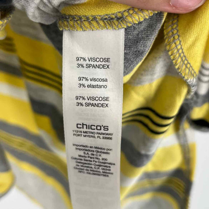 Size M Chico's Yellow Shirt