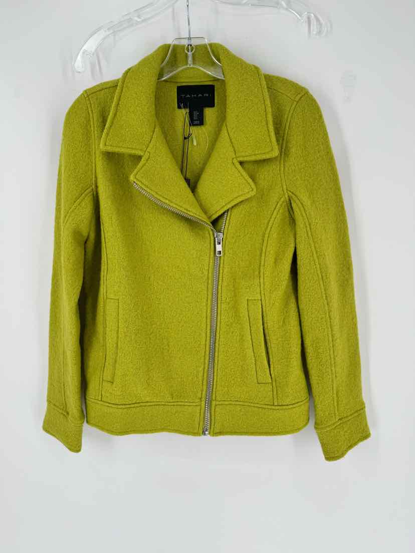 Size S TAHARI Lime Green Jacket