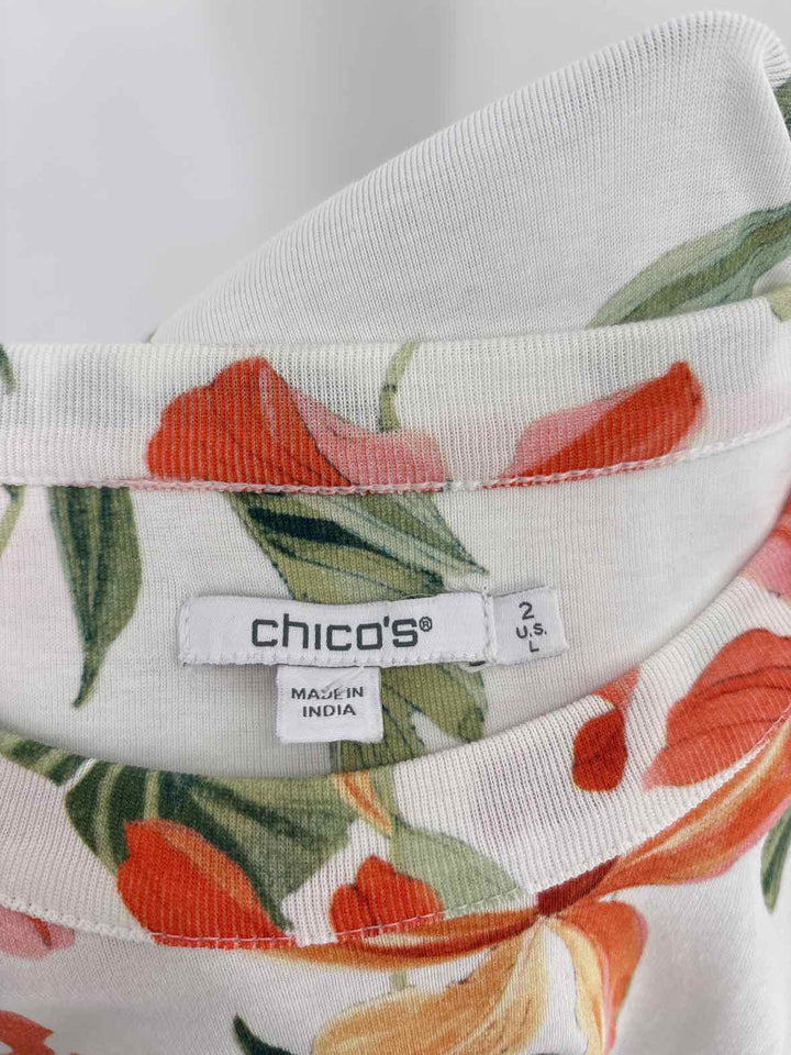 Size L Chico's Multi-Color Shirt
