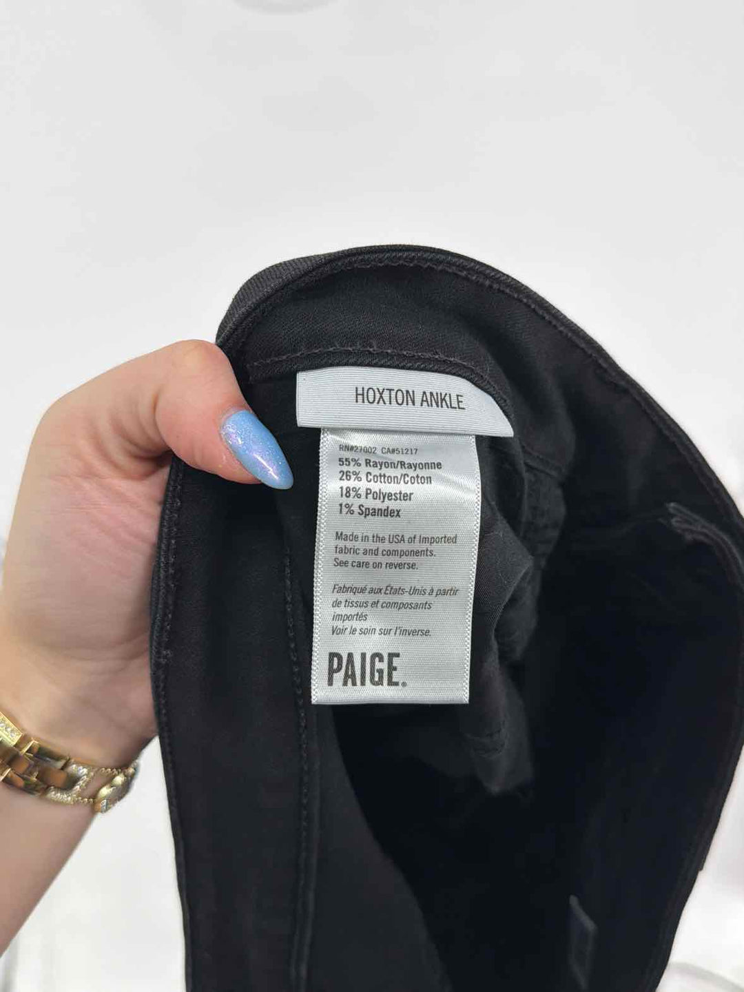 Size 31 PAIGE Black Pants