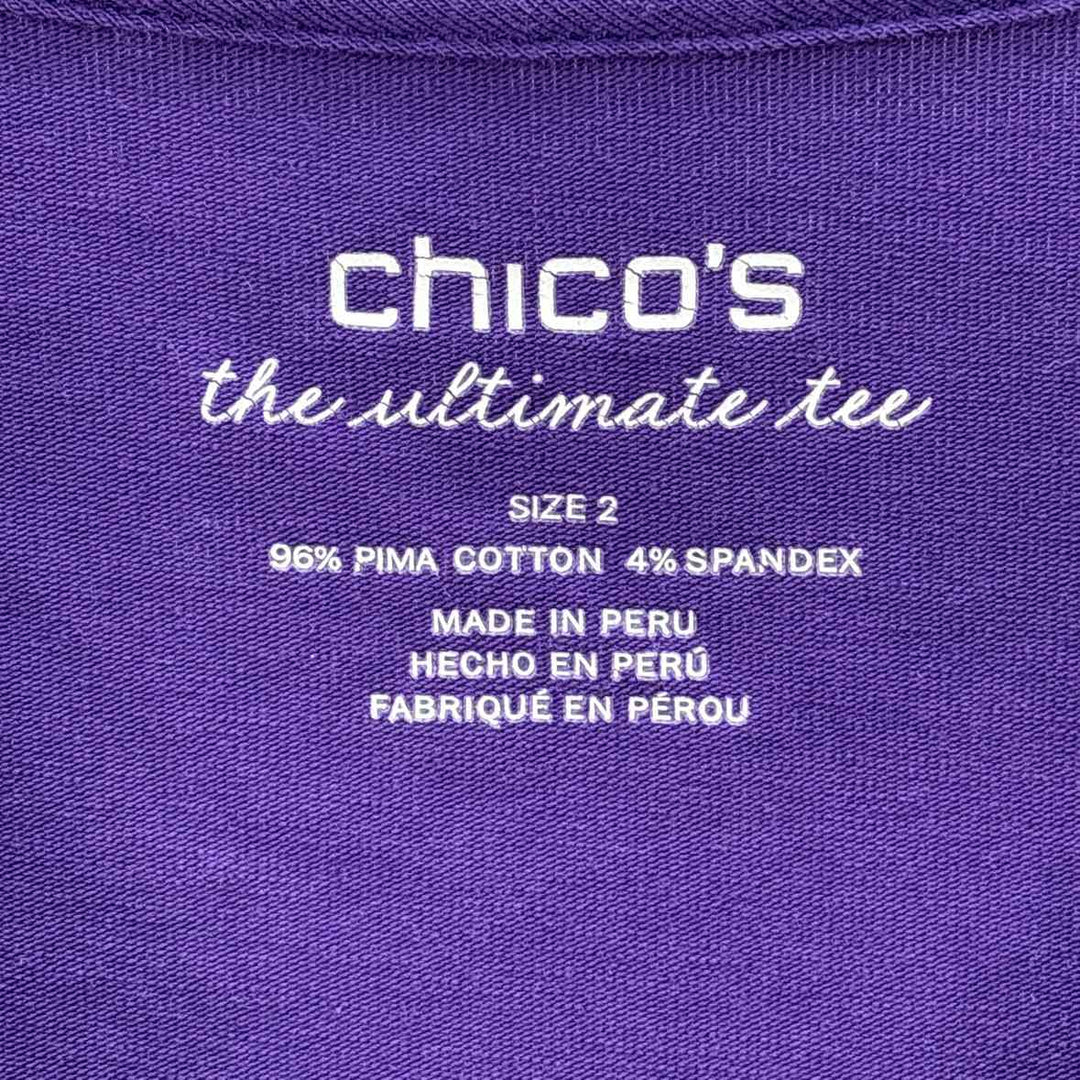 Size L Chico's Purple Shirt