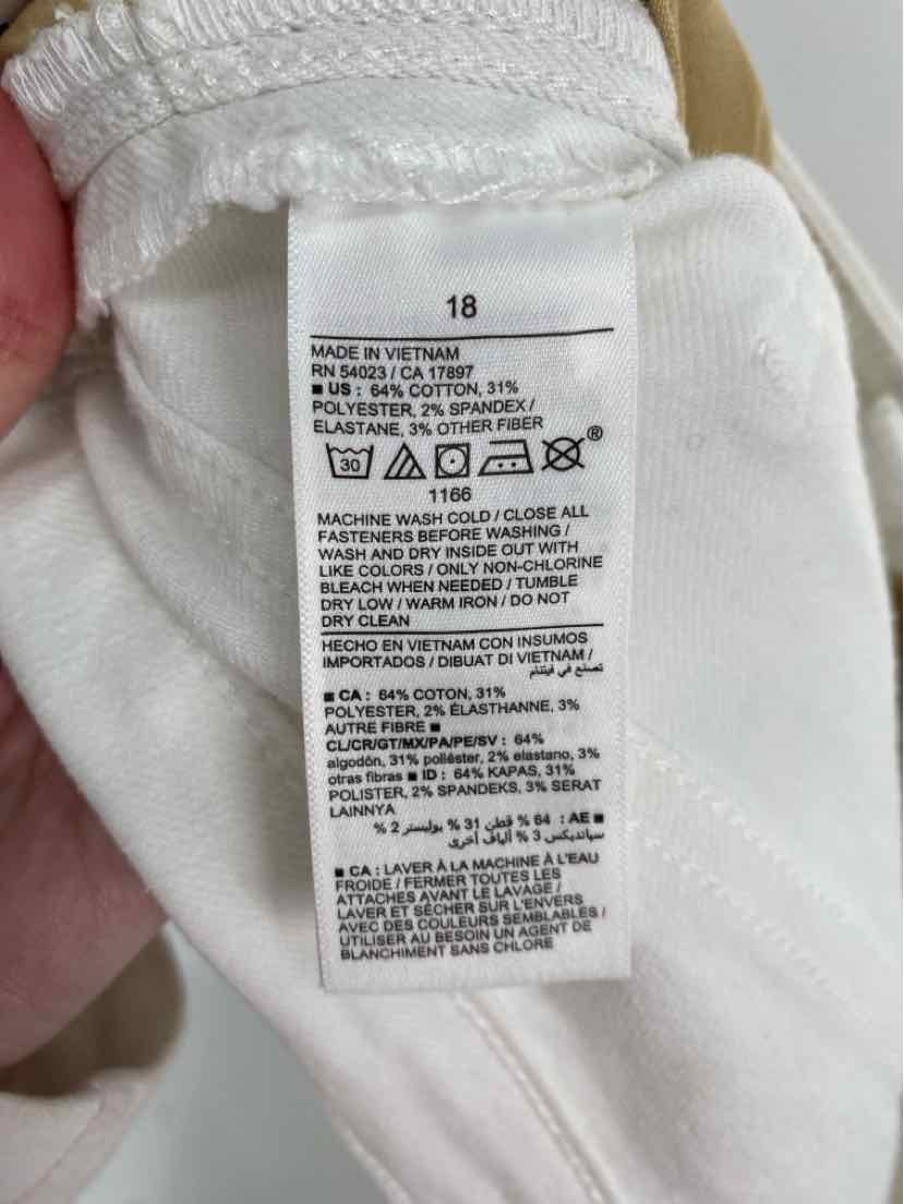 Size 18 Old Navy White Pants
