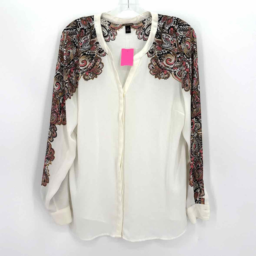 Size 16 DANA BUCHMAN Ivory Shirt