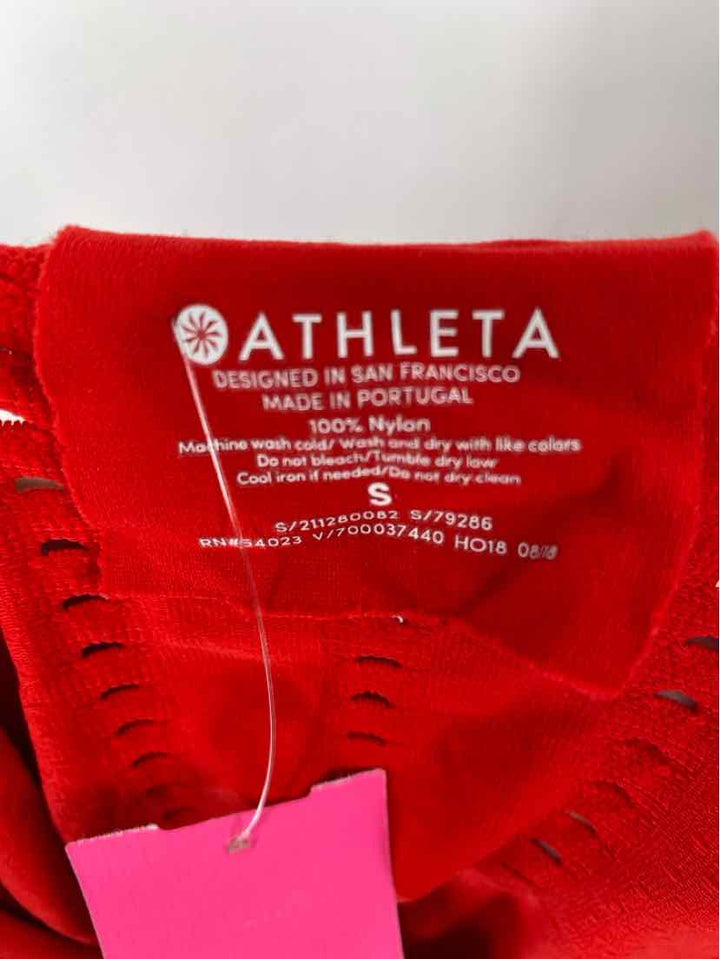 Size S Athleta Red Shirt