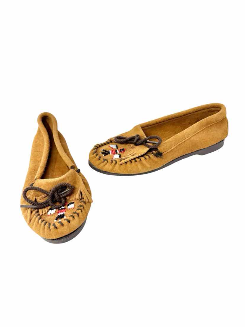 Shoe Size 6.5 MINNETOKA Brown Slippers