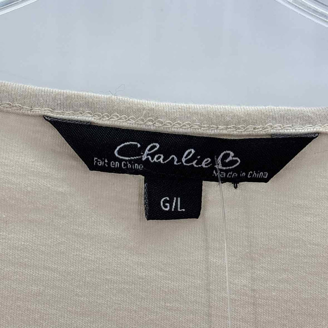 Size L Tan Shirt