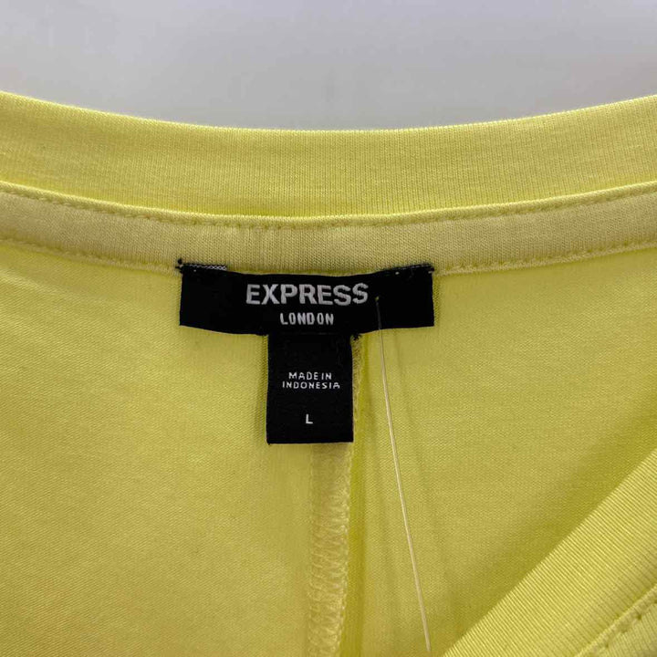 Size L EXPRESS Yellow Shirt