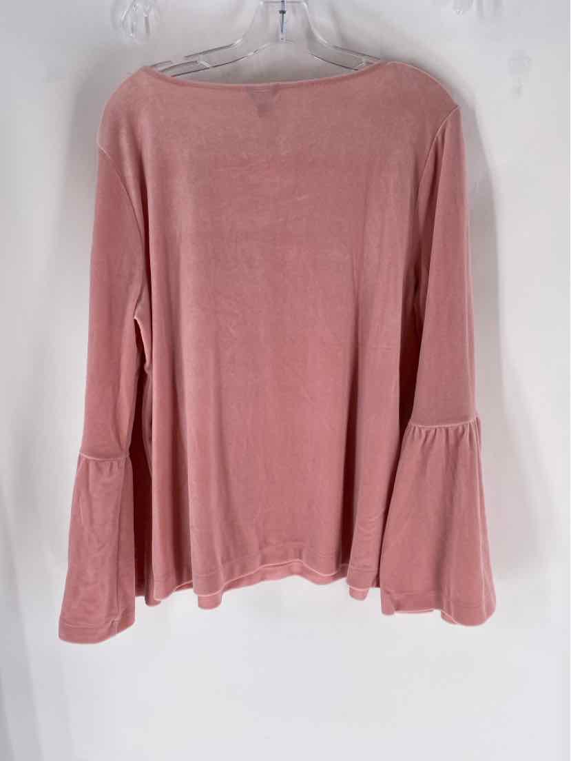Size XL Ann Taylor Pink Velour Sweater