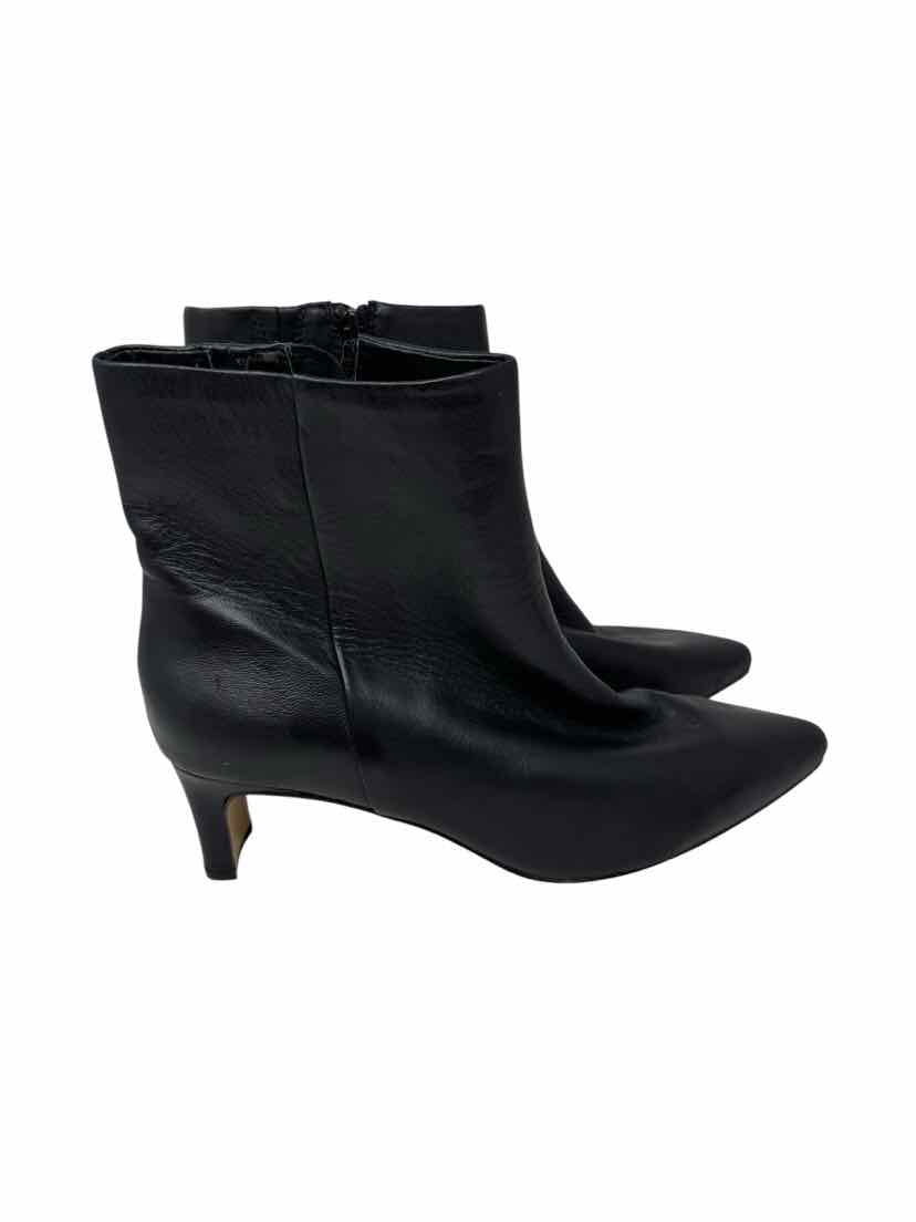 Shoe Size 9 Black Leather Boots
