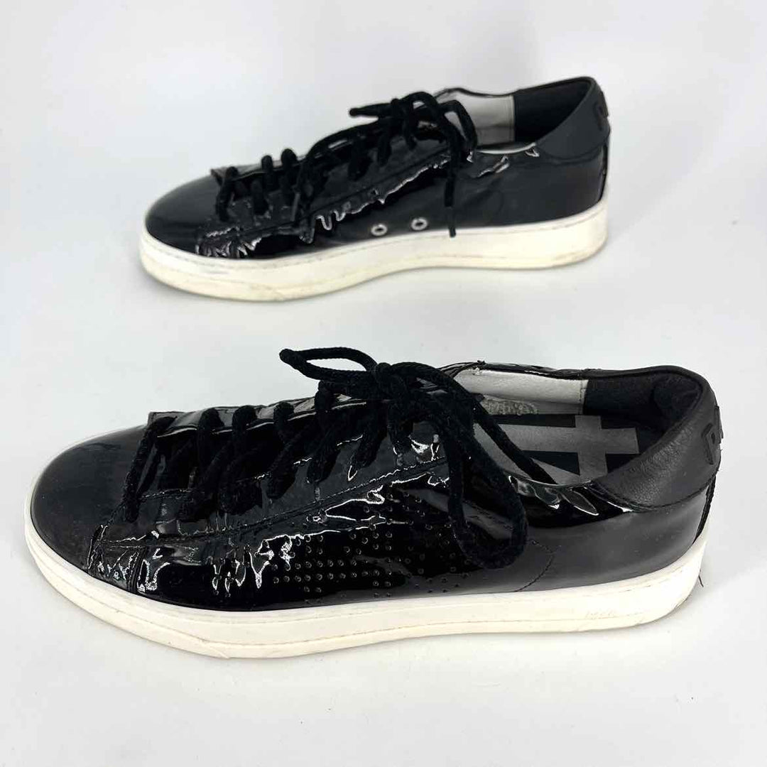 Shoe Size 8.5 P448 Black PATENT Sneakers