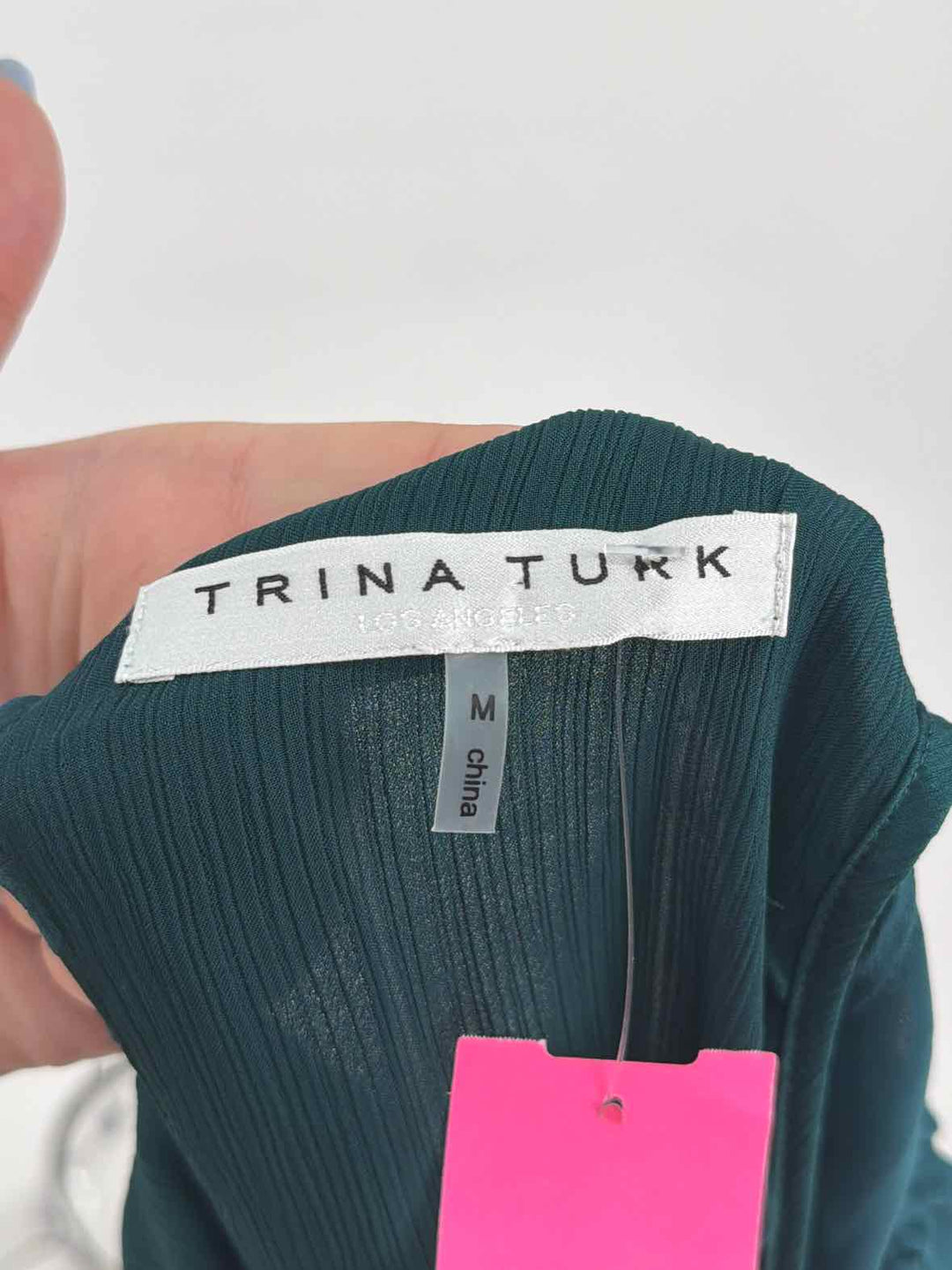 Size M TRINA TURK Green Shirt
