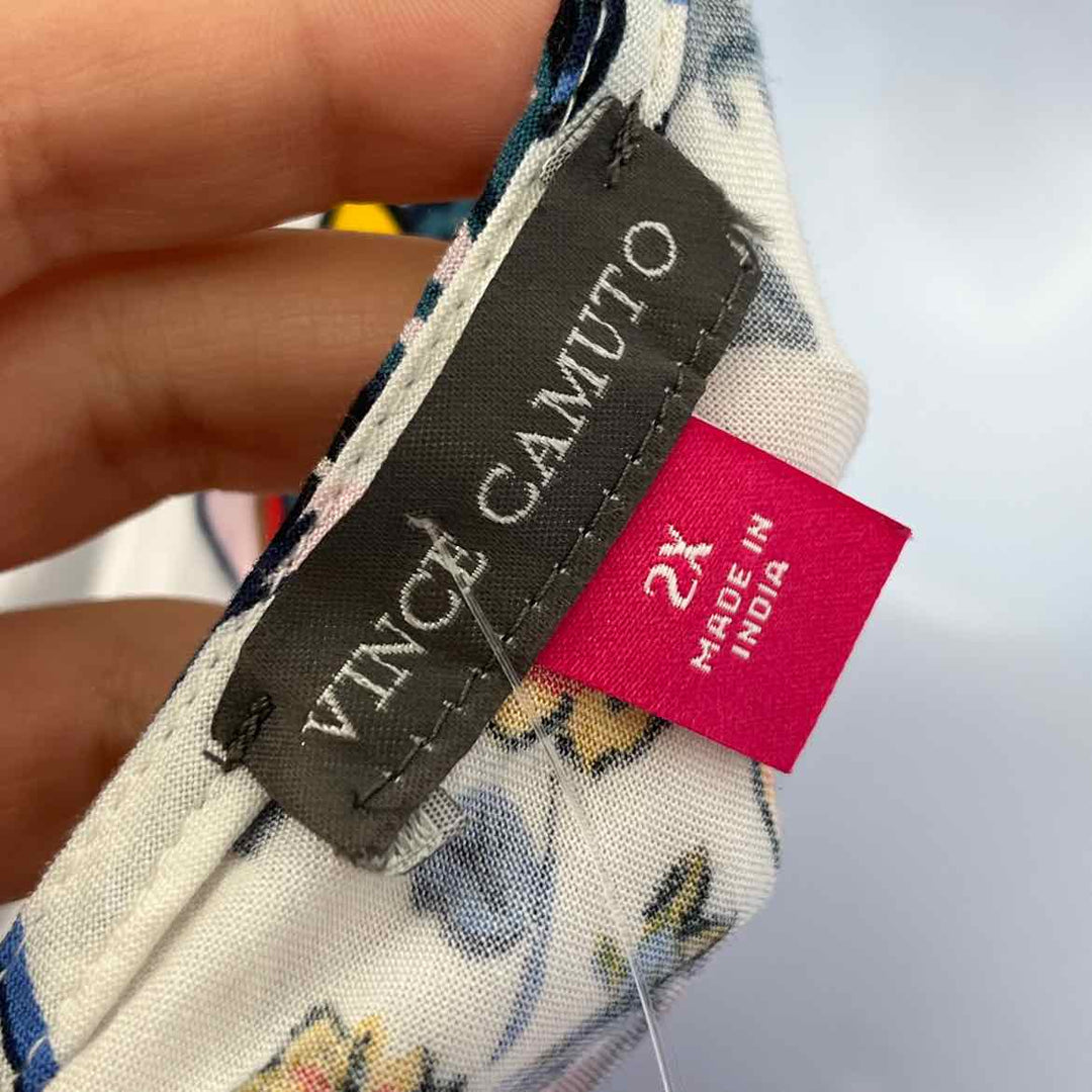 Size 2X Vince Camuto Multi-Color Romper