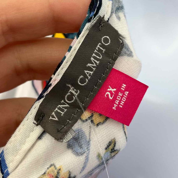 Size 2X Vince Camuto Multi-Color Romper