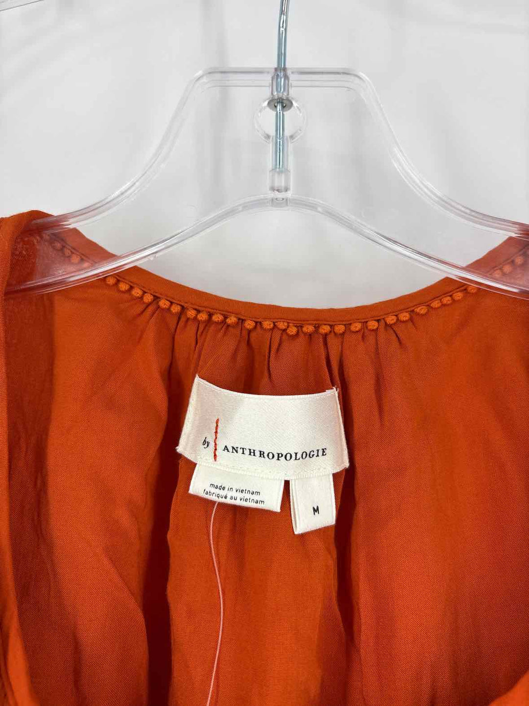 Size M Anthropologie Orange Dress