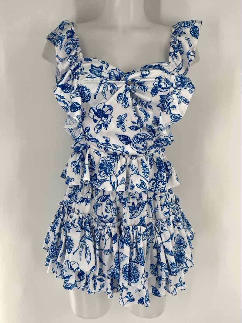 Size S Blue 2 PC Dress