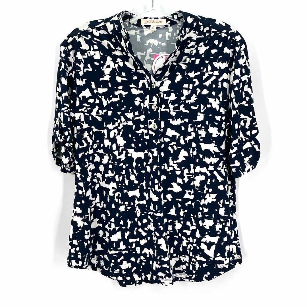 Size M Navy Print Shirt