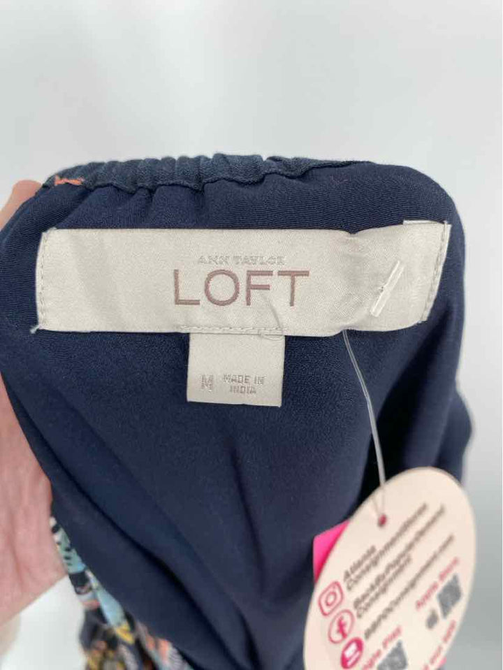 Size M Ann Taylor Navy Dress
